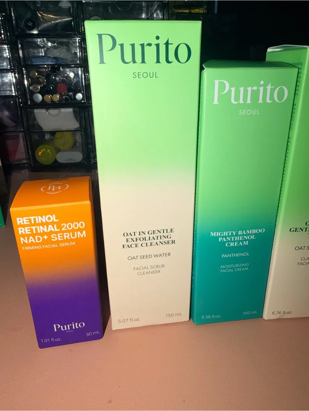 6 item Purito Seoul bundle: Serums, Cleanser, Cream, Toner, Mask